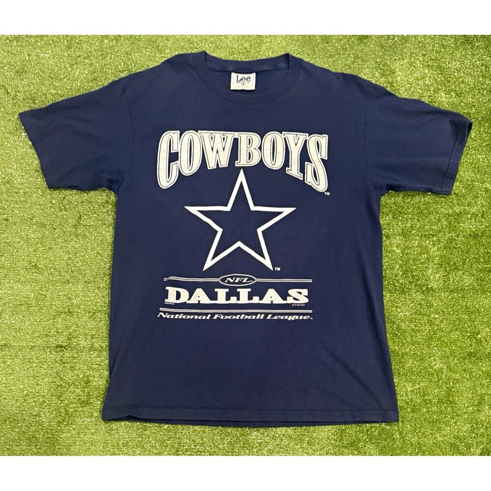 Lee Sport Dallas Cowboys NFL Football T-Shirt Shirt Navy 1997 NFL VTG